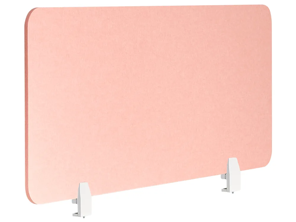 Schreibtischtrennwand SPLIT 120 x 50 cm Pfirsichrosa