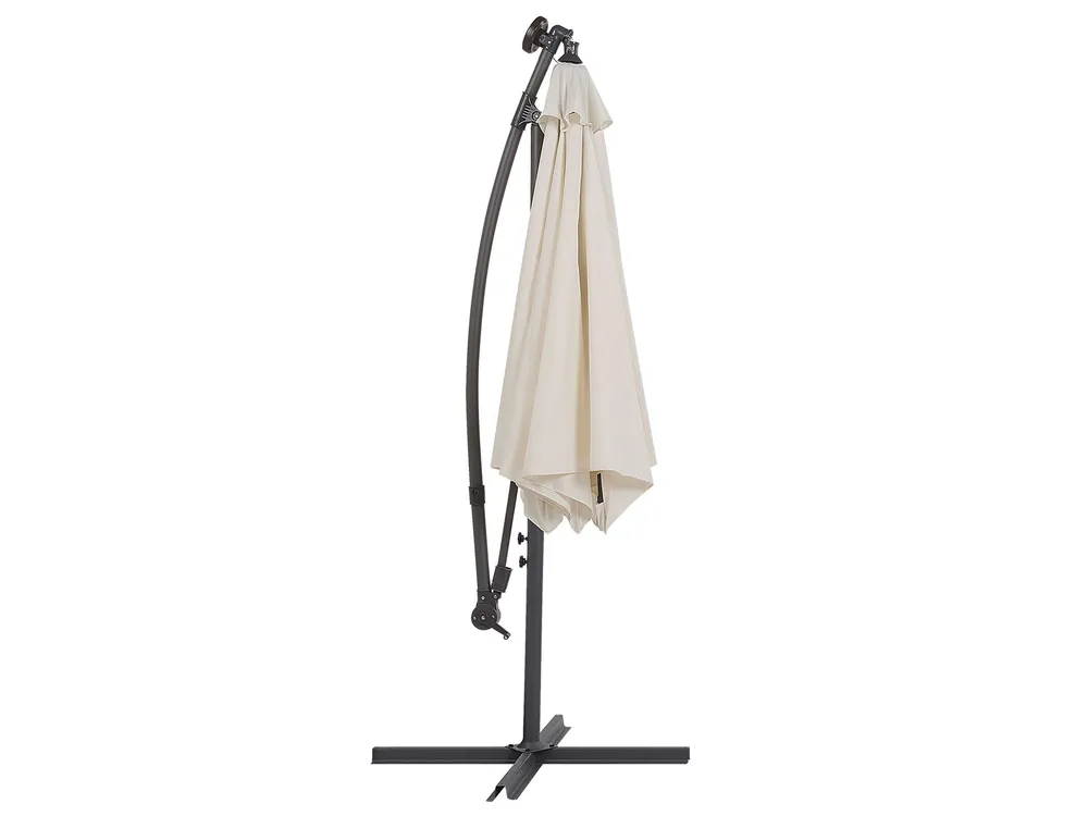 Ampelschirm LED 285 cm CORVAL Beige_778589