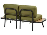 Garden Lounge Set with Table 4 Seater MINOZZO Certified Acacia Wood Olive Green_953383