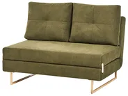 Living Room Set 6 Seater JERSLEV Fabric Green_1013607