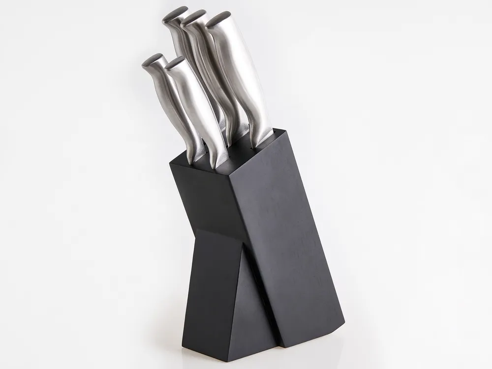 Messerblock-Set 5-teilig MASHIKO Silber