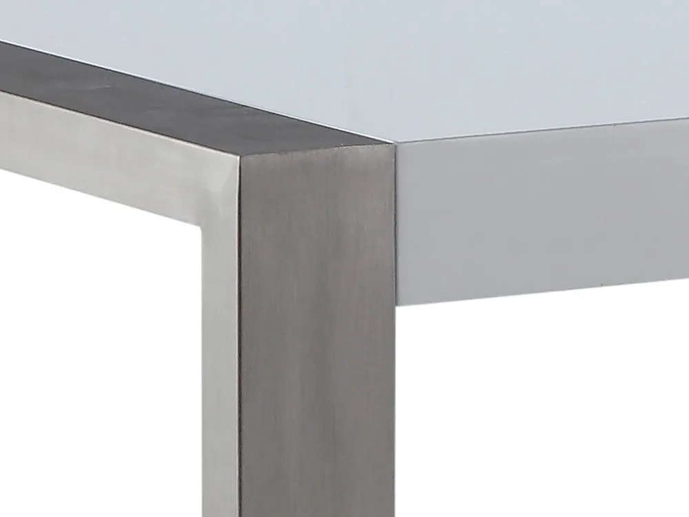 Dining Table ARCTIC Silver 180 cm 90 cm_16065