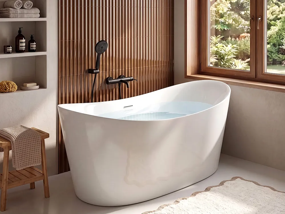 Freestanding Bathtub ADUANA 1730 x 800 mm White