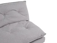 Sofa Bed 3 Seater YILA Fabric Grey_1056306
