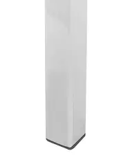 Console Table CALVERT Tempered Glass Marble/ Silver_823493