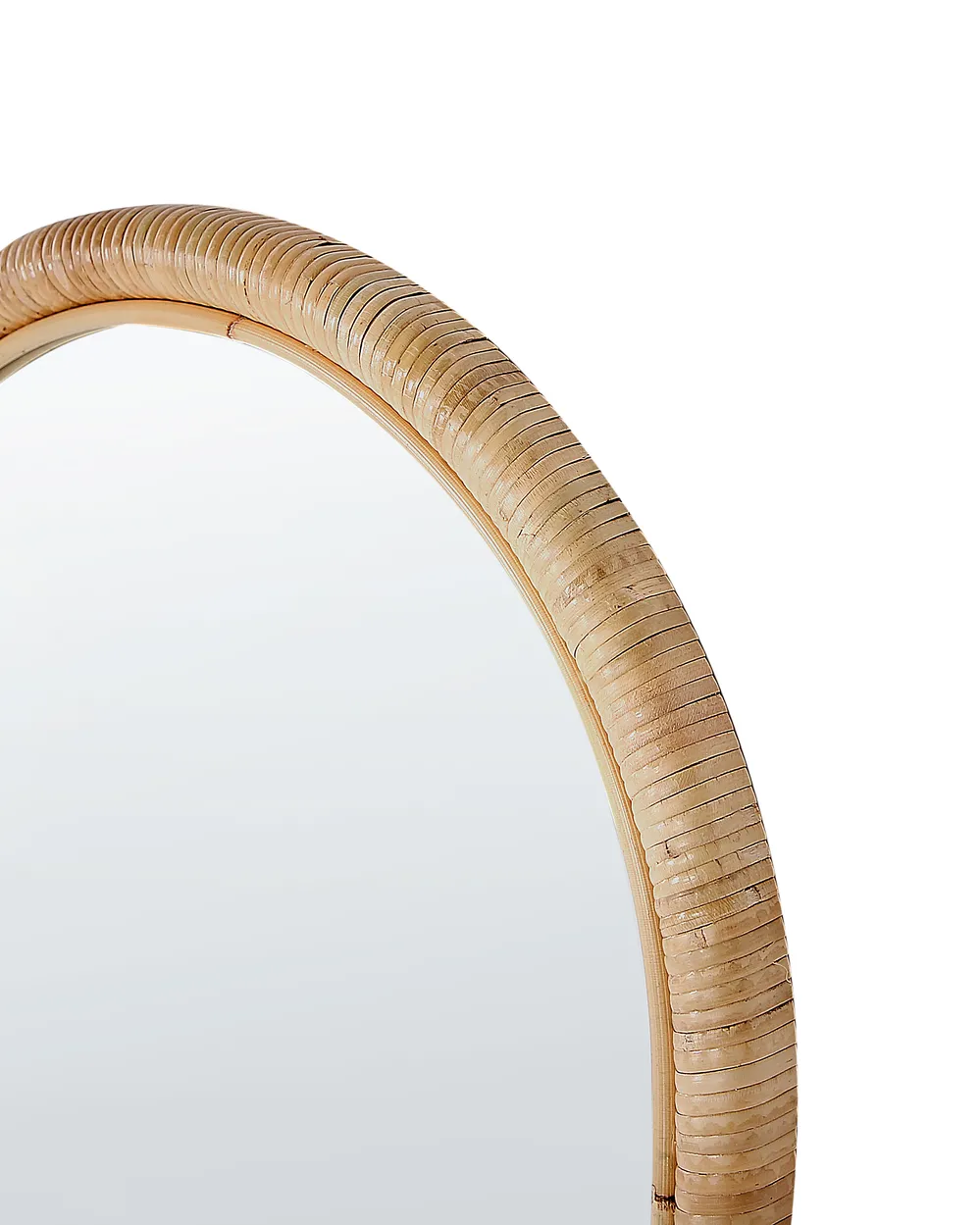 Standing Mirror MONTOT 150 cm Rattan Natural_941096
