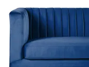 Sofa 3 Seater ARVIKA Velvet Navy Blue_806174