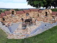 Gartenmöbel Set 4-Sitzer SALENTO inkl. Kissen Metall Dunkelbraun_824492