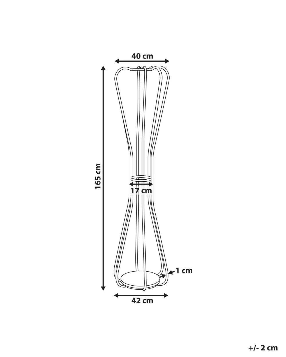 Coat Stand ORDWAY Silver_939413