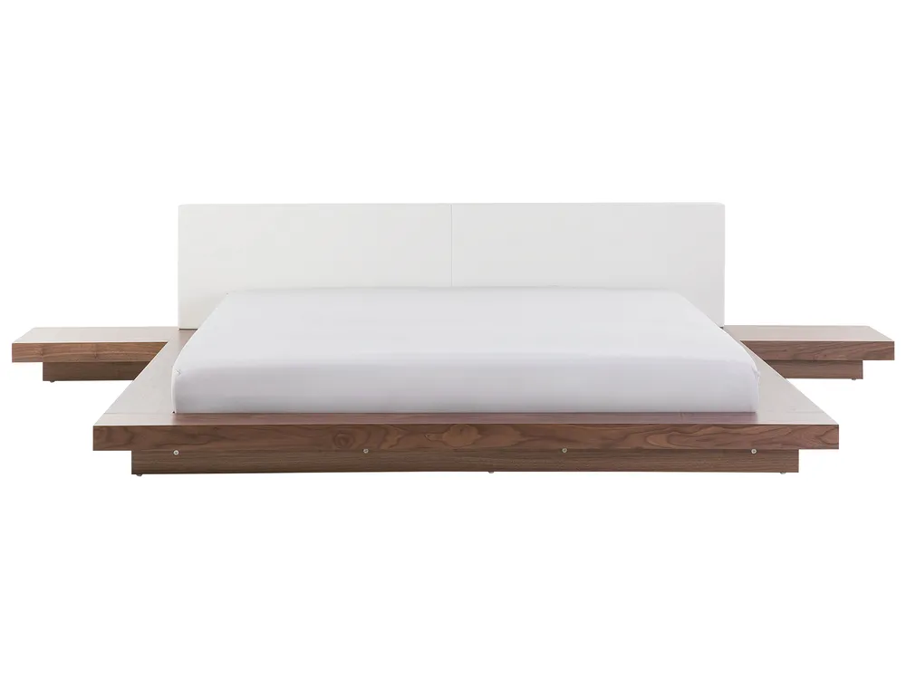 Bett mit Lattenrost ZEN 180 x 200 cm Braune Esche_537183