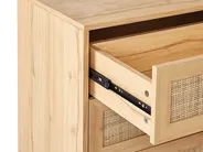 Kommode mit 6 Schubladen PEROTE Rattan Hellbraun_841330