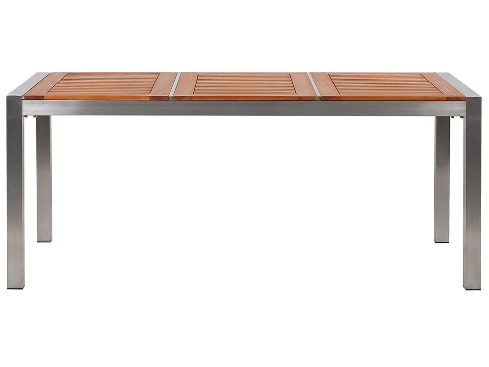 Gartenmöbel Set 6-Sitzer GROSSETO Eukalyptusholz Braun / Beige_768439