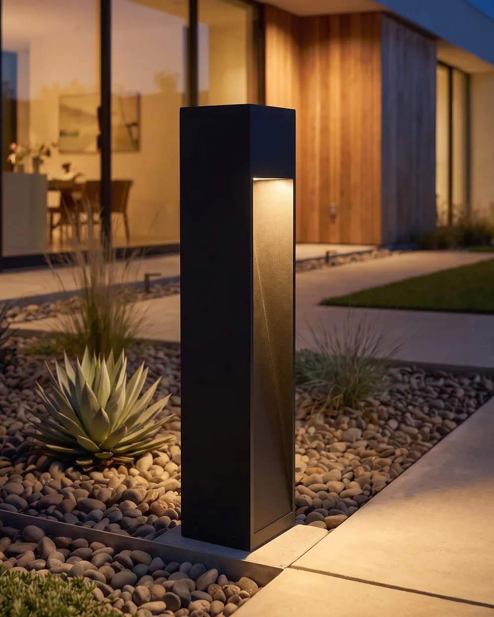 LED Pollerleuchte SABINO Schwarz