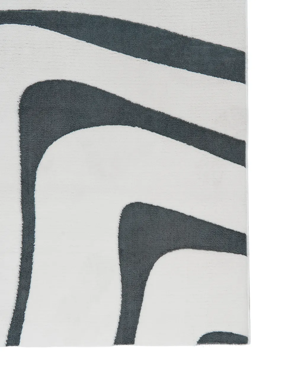 Rug HARTZ Grey/ White 160 x 230 cm_1101397