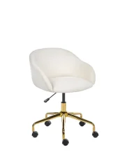Desk Chair KENMORE Velvet Off-White_1143277