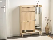 Shoe Storage Cabinet MOONIE Light Brown_1015005