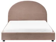 Bed Boucle VAUCLUSE 140 x 200 cm (EU Double) Taupe_977384