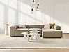 Modul Ecksofa 4-Sitzer ARDAL Cord Hellbraun linksseitig