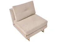 1-Sitzer Schlafsofa JERSLEV Stoff Hellbraun_1009910