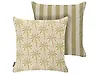 Gartenkissen 2er Set CALIA Pflanzenmuster 45 x 45 cm Beige / Grün