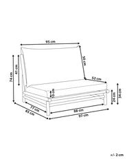 Garden Chair TODI Bamboo Off-White_872105