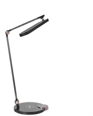 LED Schreibtischlampe CAROY mit kabellosem Ladegerät Schwarz_1018872