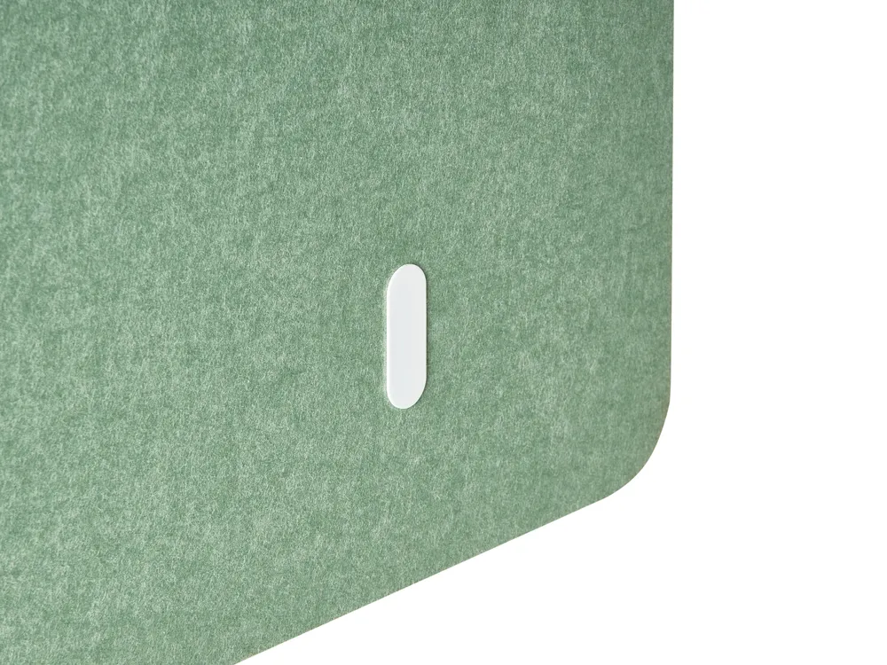 Desk Screen FOLDY 120 x 50 cm Light Green_1041436