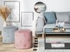 Pouffe COROLLA Velvet Light Grey