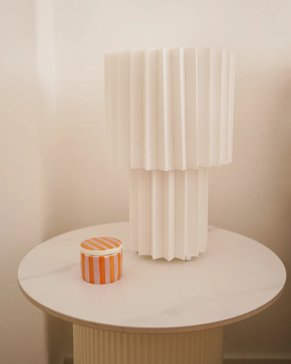 Table Lamp ALFEIOS Linen White_1022949