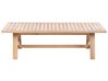 Outdoor Couchtisch SUMBA 128 cm 69 cm Akazienholz Hellbraun