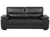 Sofa 3 Seater VOGAR Faux Leather Black