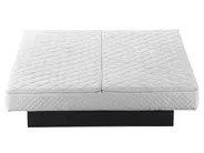 Wasserbett Samtstoff LAVAUR 160 x 200 cm Taupe_985788
