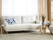 Sofa 3 Seater TUVE Fabric Off-White_911562