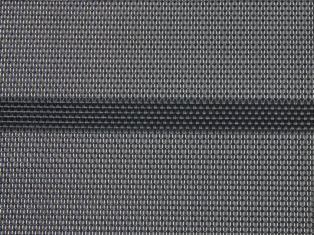 Lounge Set mit Tisch 4-Sitzer BARREA Metall Schwarz_921828