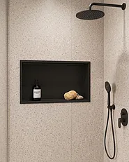 Shower Niche ITAIPU LED Metal Black_1150165