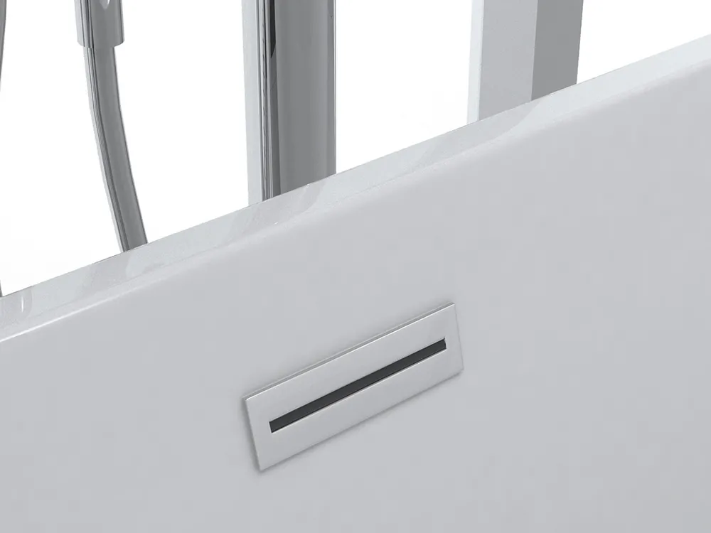 Freistehende Badewanne HAVANA 150 x 75 cm Weiß_762866