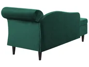 Right-Hand Chaise Longue LUIRO with Storage Velvet Dark Green_772131