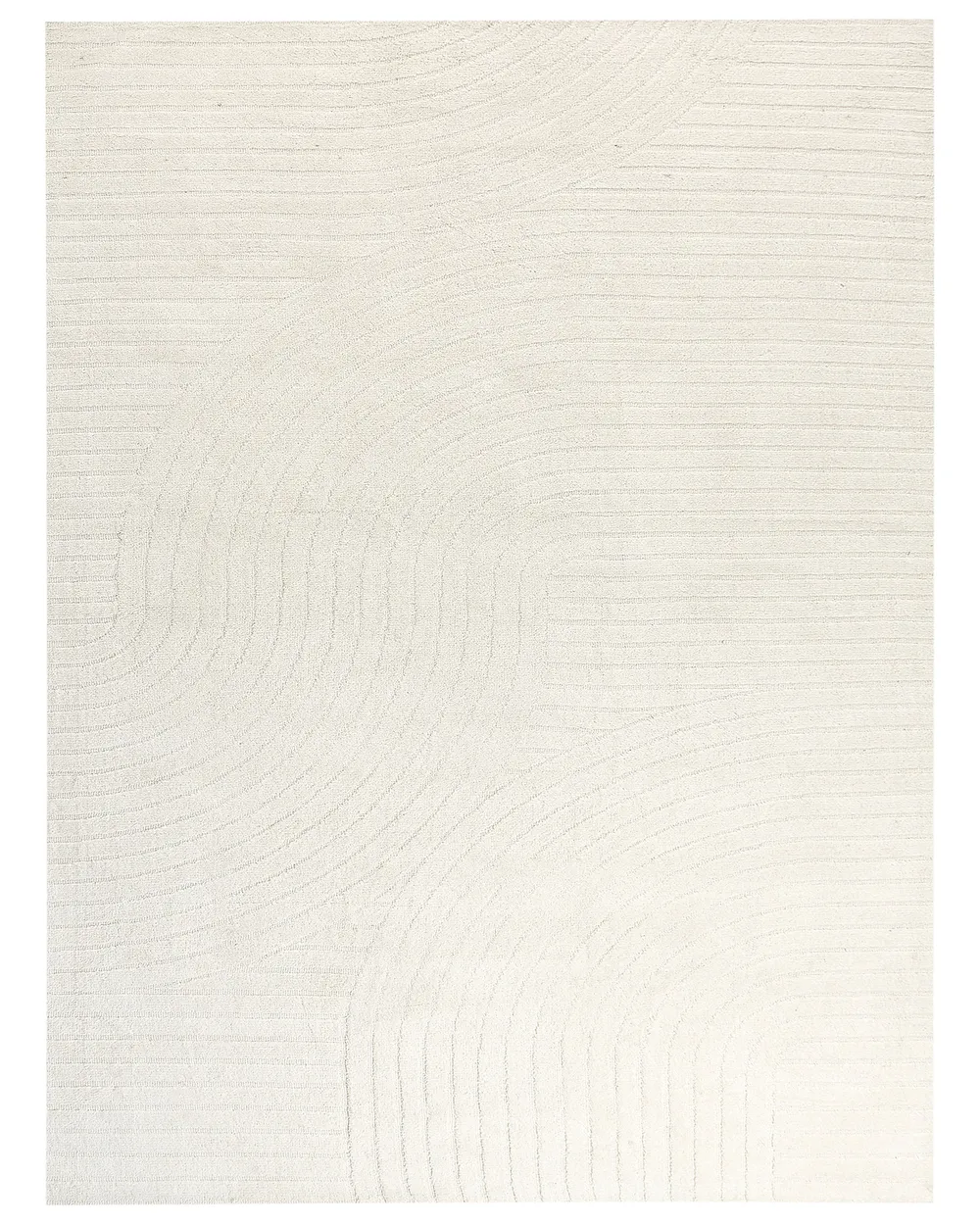 Wool Area Rug Beige DAGARI Various Sizes