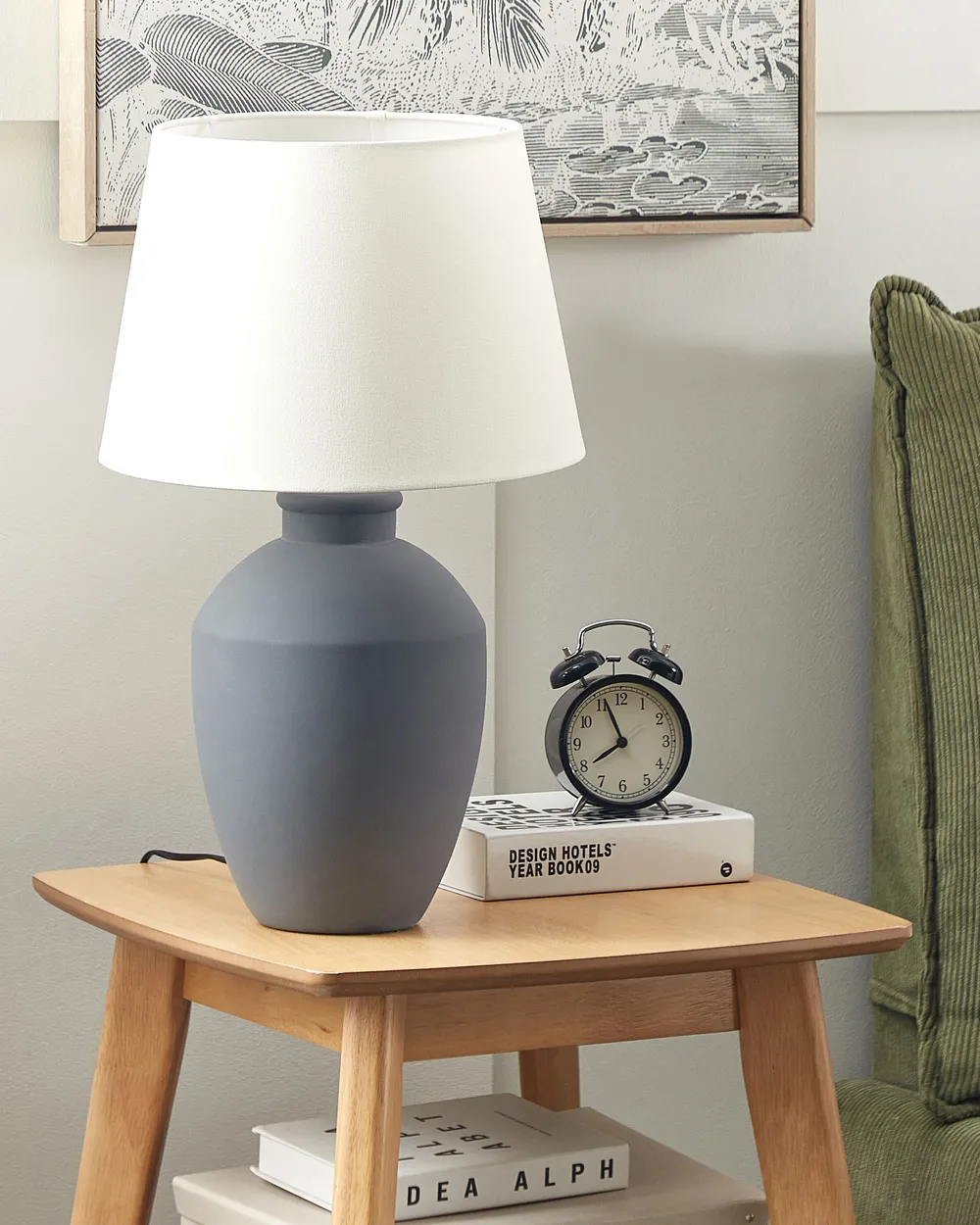 Tischlampe ARCOS Keramik Grau_878665