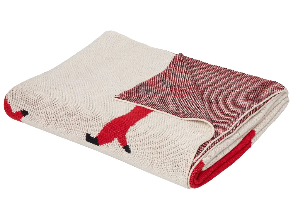 Kuscheldecke REERH Baumwolle 130 x 170 cm Beige