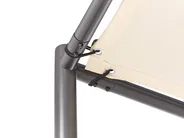 Pavillon VIMINO 282 cm 294 cm Metall Beige_866408