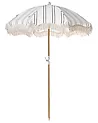 Patio Parasol 155 cm MONDELLO White/ Black