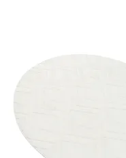 Rug KEVIREL Off-White ø 160 cm_1124530