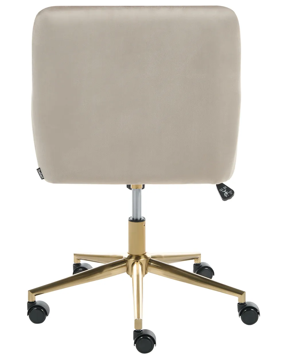 Schreibtischstuhl ALTONA Samtstoff Beige_1131976