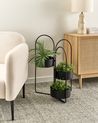 Pflanzenständer COLUTENA 56 cm Metall Schwarz