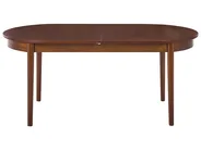 Ausziehbarer Esstisch LARTO Dunkle Esche 180/220 cm 90 cm_1067714