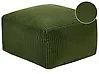 Pouf MUKKI Baumwolle Dunkelgrün