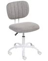 Desk Chair BUBBLY Fabric Light Grey
