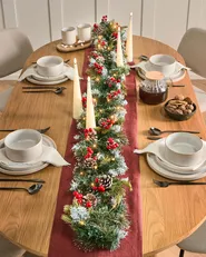 Weihnachtsgirlande LED PAIMIO 180 cm Grün_813283