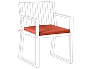 Gartenstuhlkissen SASSARI PREMIUM 46 x 46 cm Rot_991149